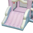 Kids Bounce House with Slide and 2 Boxing Columns for Party with 480W Blower by LJGDeals