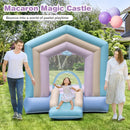 Kids Bounce House with Slide and Basketball Rim Bouncy Castle for Party with 480W Blower by LJGDeals