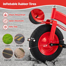 Kids Carbon Steel Bike with 15-Inch Inflatable Tires by LJGDeals