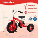 Kids Carbon Steel Bike with 15-Inch Inflatable Tires by LJGDeals
