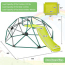 Kids Climbing Dome with Slide and Fabric Cushion for Garden Yard by DirectDeals