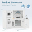 Kids Corner Pretend Kitchen Playset with Separated Washing Basin by LJGDeals