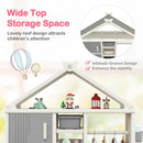 Kids Costume Storage Closet with Storage Bins and Shelves and Side Baskets for Kids Room by LJGDeals