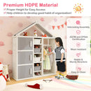 Kids Costume Storage Closet with Storage Bins and Shelves and Side Baskets for Kids Room by DirectDeals