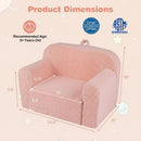 Kids Couch Portable Toddler Sofa with Anti-slip Base by LJGDeals