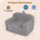 Kids Couch Portable Toddler Sofa with Anti-slip Base by LJGDeals