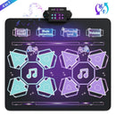 Electronic Kids Dance Mat with 8 Songs & LED Lights