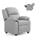 Kids Deluxe Headrest Recliner Sofa Chair with Storage Arms by LJGDeals