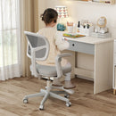 Kids Desk Chair Children Study Chair with Adjustable Height Armrest and Footrest