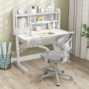 Kids Desk Chair Children Study Chair with Adjustable Height Armrest and Footrest