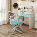 Kids Desk Chair Children Study Chair with Adjustable Height Armrest and Footrest