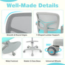 Kids Desk Chair Children Study Chair with Adjustable Height Armrest and Footrest by LJGDeals