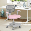 Kids Desk Chair Children Study Chair with Adjustable Height Armrest and Footrest by LJGDeals