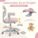 Kids Desk Chair Children Study Chair with Adjustable Height Armrest and Footrest by LJGDeals
