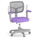 Kids Desk Chair Children Study Chair with Adjustable Height Armrest and Footrest