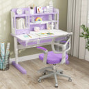 Kids Desk Chair Children Study Chair with Adjustable Height Armrest and Footrest by LJGDeals