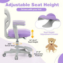 Kids Desk Chair Children Study Chair with Adjustable Height Armrest and Footrest by LJGDeals