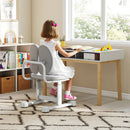 Kids Desk Chair Children Study Chair with Double Back Support and Adjustable Height