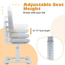 Kids Desk Chair Children Study Chair with Double Back Support and Adjustable Height by LJGDeals