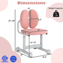 Kids Desk Chair Children Study Chair with Double Back Support and Adjustable Height by LJGDeals