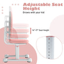 Kids Desk Chair Children Study Chair with Double Back Support and Adjustable Height