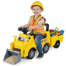 Kids Digger Ride on Truck with Shovel and Under-Seat Compartment by LJGDeals