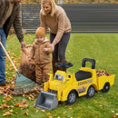 Kids Digger Ride on Truck with Shovel and Under-Seat Compartment by LJGDeals