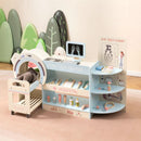 Kids Doctor Play Set Wooden Pretend Hospital Office Kit with Eye Chart Toy CT Machine by LJGDeals