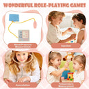 Kids Doctor Play Set Wooden Pretend Hospital Office Kit with Eye Chart Toy CT Machine by LJGDeals