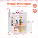 Kids Doctor Play Set with Adjustable Height Bar