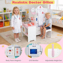 Kids Doctor Play Set with Adjustable Height Bar