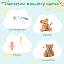 Kids Doctor Play Set with Adjustable Height Bar by LJGDeals
