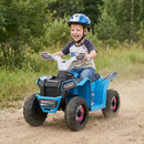 6V Kids Electric ATV Quad Car with Detachable Trailer by LJGDeals
