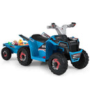 6V Kids Electric ATV Quad Car with Detachable Trailer by LJGDeals