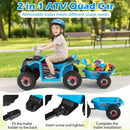 6V Kids Electric ATV Quad Car with Detachable Trailer by LJGDeals