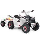6V Kids Electric ATV Quad Car with Detachable Trailer by LJGDeals