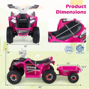 6V Kids Electric ATV Quad Car with Detachable Trailer by LJGDeals