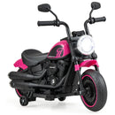 Kids Electric Motorcycle with Training Wheels and LED Headlights by LJGDeals