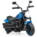 Kids Electric Motorcycle with Training Wheels and LED Headlights by LJGDeals