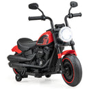 Kids Electric Motorcycle with Training Wheels and LED Headlights