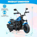 Kids Electric Motorcycle with Training Wheels and LED Headlights by LJGDeals