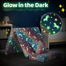 Kids Folding Sofa Bed Floor Mattress Glow in the Dark with Pillow by LJGDeals