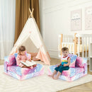 Kids Folding Sofa Bed Floor Mattress Glow in the Dark with Pillow by LJGDeals