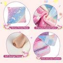 Kids Folding Sofa Bed Floor Mattress Glow in the Dark with Pillow by LJGDeals