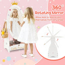 Kids Full Length Mirror with Rotatable Design and Shelf by LJGDeals