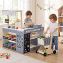 Kids Grocery Store Playset Wooden Pretend Play Supermarket with Shopping Cart by LJGDeals