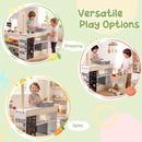 Kids Grocery Store Playset Wooden Pretend Play Supermarket with Shopping Cart by LJGDeals