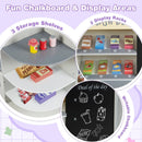 Kids Grocery Store Playset with Cash Register POS Machine-Gray by LJGDeals