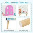 Kids House-shaped Bookshelf with 2 Storage Bins for Kids Room Playroom-White by LJGDeals