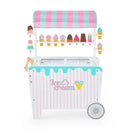 Kids Ice Cream Cart Playset with Display Rack and Accessories by LJGDeals